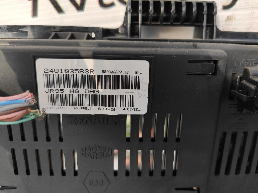 Панель приладів (спідометр) Renault Scenic III 2009-2016 (248103583R) Ковель - фото 3