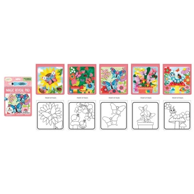 Набор для творчества Let's Craft "Магічні перетворення" Яскраві метелики водні розмальовки (MRP013) Винница - изображение 2