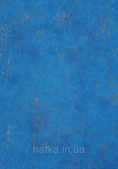 Шпалери вінілові на флізеліні Caselio 0.53х10 Beton 2 під штукатурку під бетон синій бірюзові із золотистим Київ - фото 1