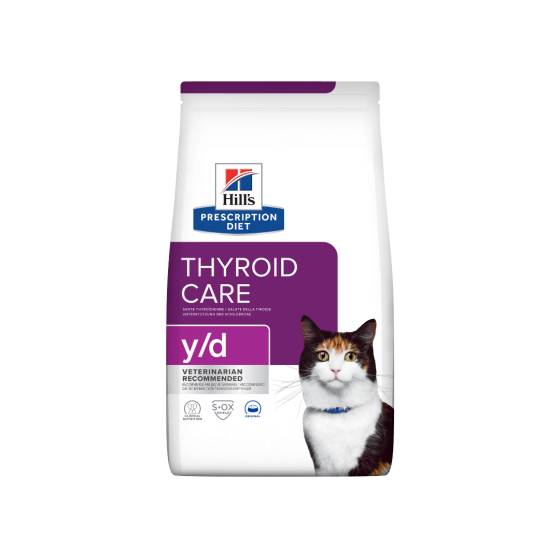 Сухий корм для кішок Хіллс Hills PD y/d Thyroid Care 3 кг для підтримки здоров’я щитоподібної залози кішок Вінниця