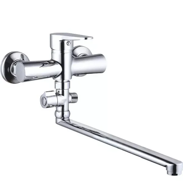 Смеситель для ванны WEZER PUD6-B045 хром Киев - изображение 1