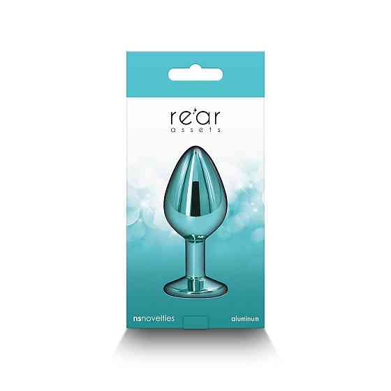 Анальна пробка NS Novelties Rear Assets — Medium — Teal Sex Aura Київ