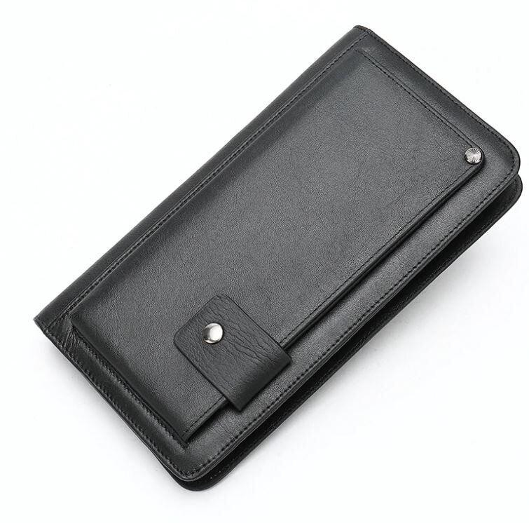 Клатч чоловіча з ременем Чорний (Vintage) Київ - фото 1