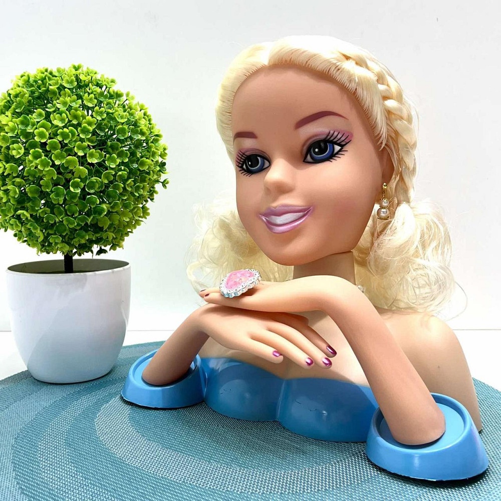 Лялька-манекен Голова для зачісок манікюру з аксесуарами (3397) Чернігів - фото 2