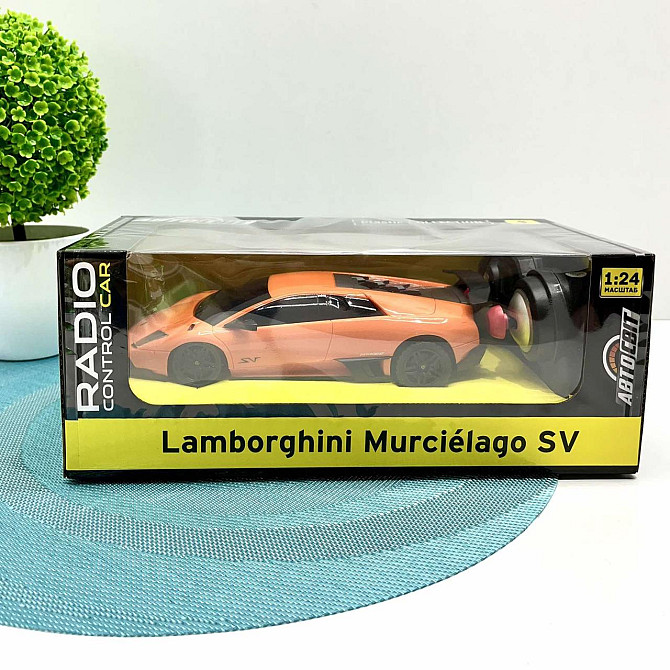 Машинка Lamborghini на радіокеруванні Автосвіт масштаб 1:24 Помаранчева (AR-2325) Чернігів - фото 2