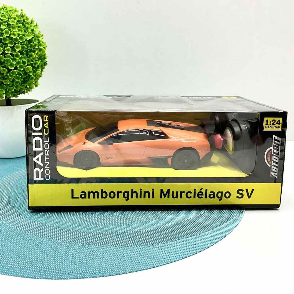 Машинка Lamborghini на радіокеруванні Автосвіт масштаб 1:24 Помаранчева (AR-2325) Чернігів - фото 2