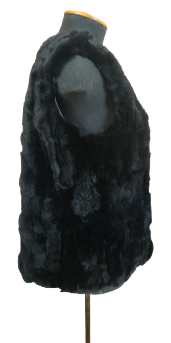 Підстібка хутряна на Парка хутряна з кролика Rex Чорний Харків - фото 4