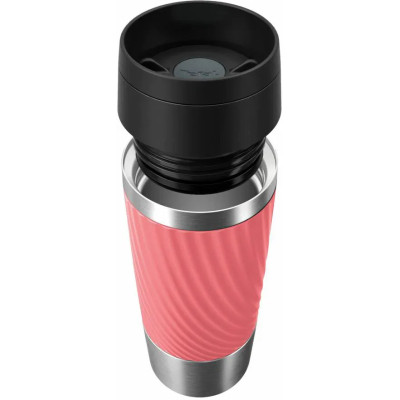 Термокружка Tefal Travel Mug Classic Twist, 360мл, нержавіюча сталь, кораловий (N2024410) Винница - изображение 3
