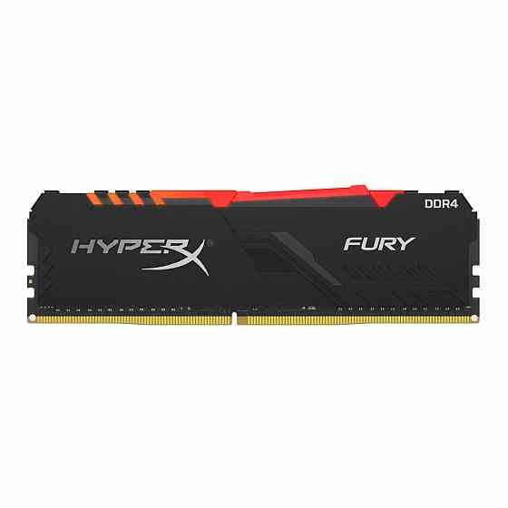 DDR4 Kingston RGB HyperX FURY 16GB 3466MHz CL16 Black DIMM Киев