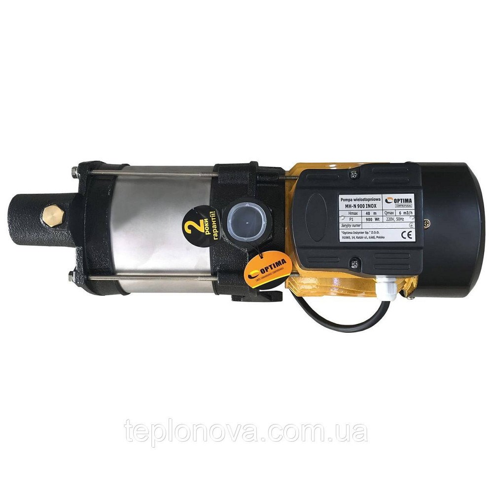 Насос відцентровий багатоступеневий Optima MH-N 900INOX 0,9 кВт неірж, колеса Чернівці - фото 2