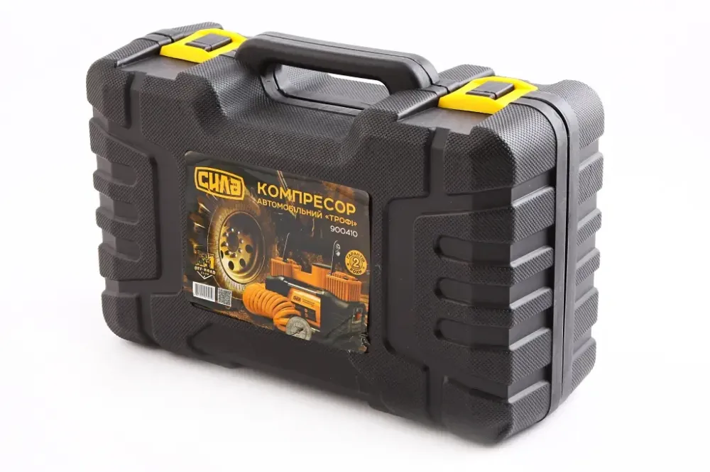 Компрессор 360Вт/150psi/85л Сила Трофі на зажимах 2-цил. в кейсе, маном.на шланге Винница - изображение 4