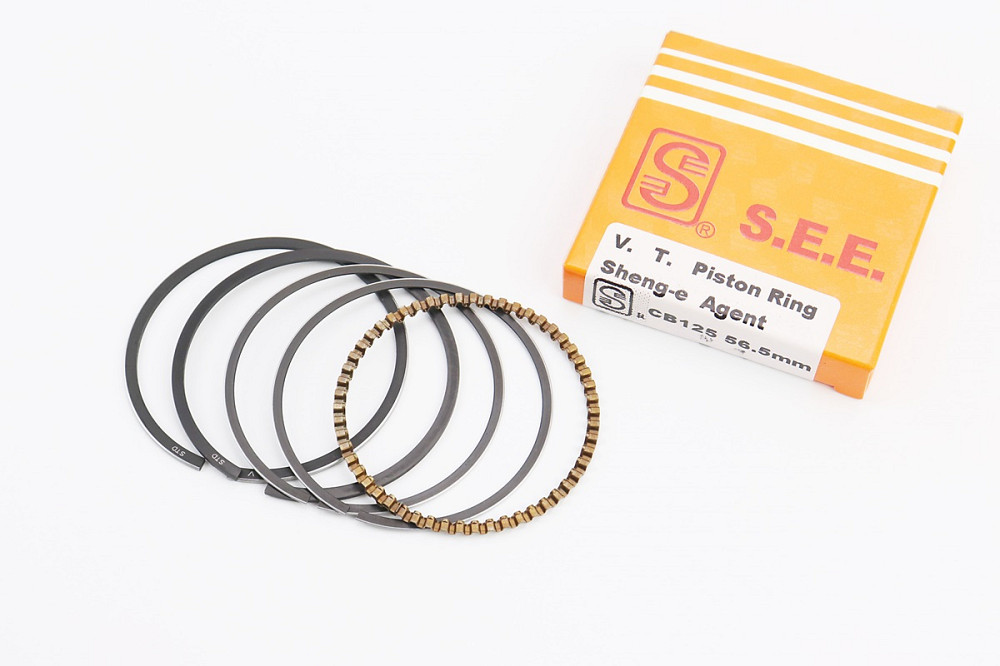 Кільця поршневі CB125cc Ø56,5мм STD (товщина – 1,10мм) SEE Киев - изображение 1