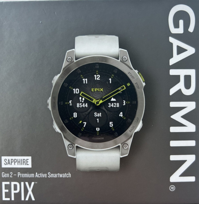 Смарт-годинник Garmin Epix Gen 2 Sapphire white Київ - фото 5
