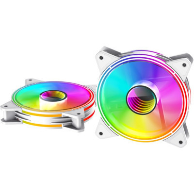 Кулер до корпусу Gamemax FN-12Rainbow-Q-Infinity WT Вінниця - фото 5