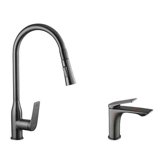 Набор смесителей Kroner Graz-GRP030-T + смеситель Graz-GRP010 Киев