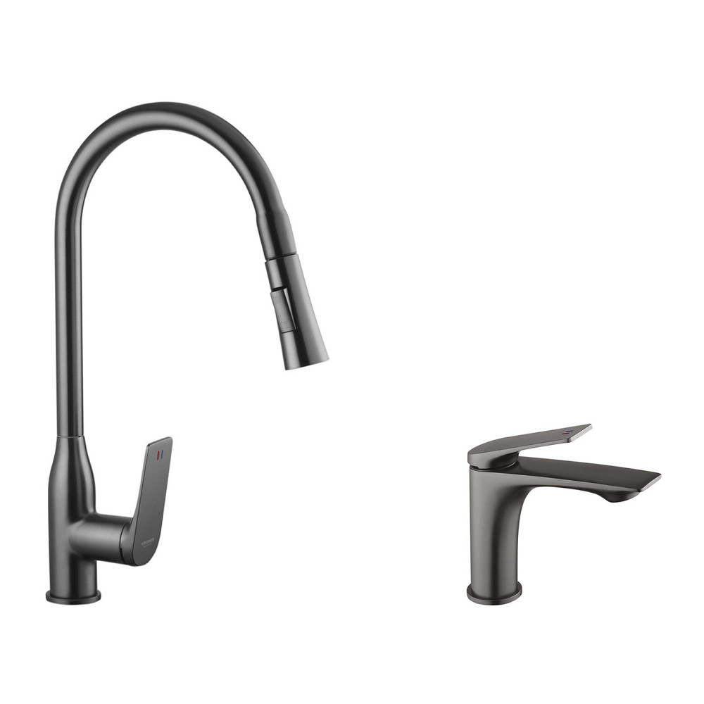 Набор смесителей Kroner Graz-GRP030-T + смеситель Graz-GRP010 Киев - изображение 1