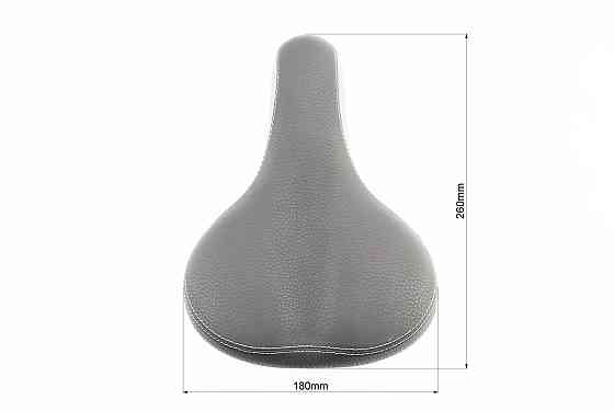 Сидіння ХВЗ 260x180мм, чорно-сіре N312 Киев