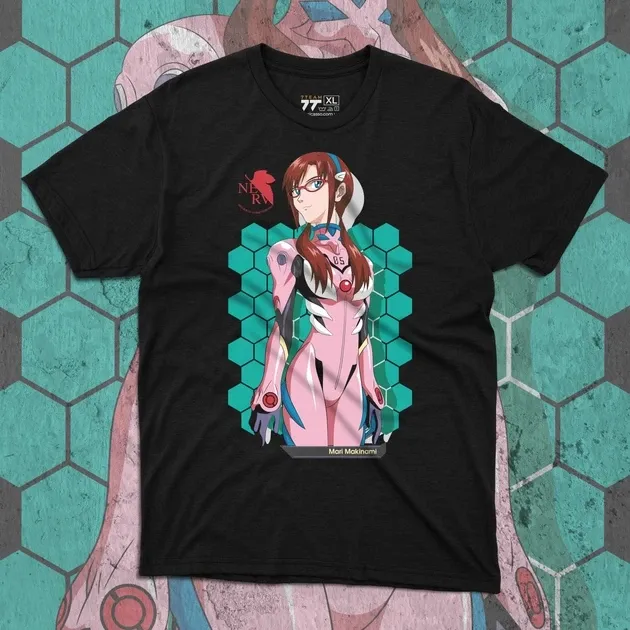 Футболка для подростка мальчика с принтом Evangalion Мари Макинами Размер 160 Anime10667 Днепр - изображение 1