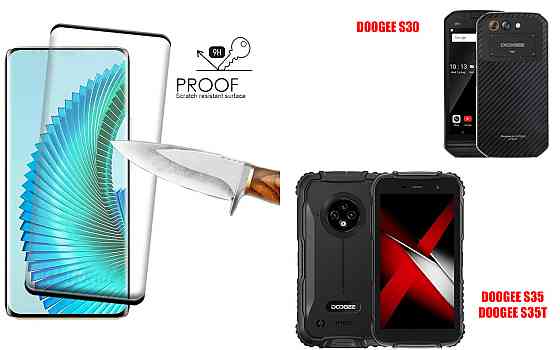 Защитное стекло HyperGlass Pro для DOOGEE S30, S35, S35T – максимальная чувствительность и защита Киев