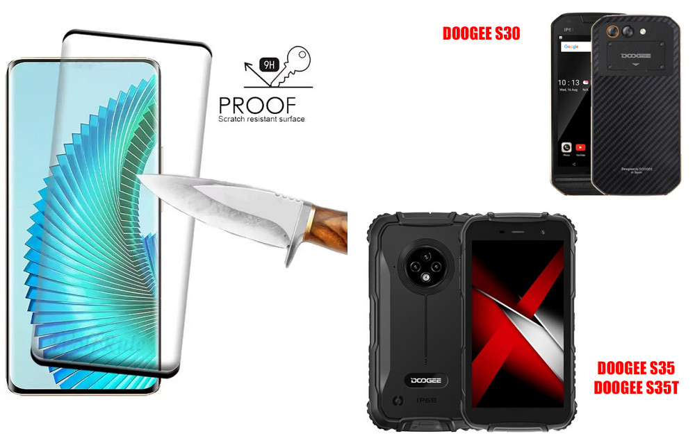 Защитное стекло HyperGlass Pro для DOOGEE S30, S35, S35T – максимальная чувствительность и защита Киев - изображение 1