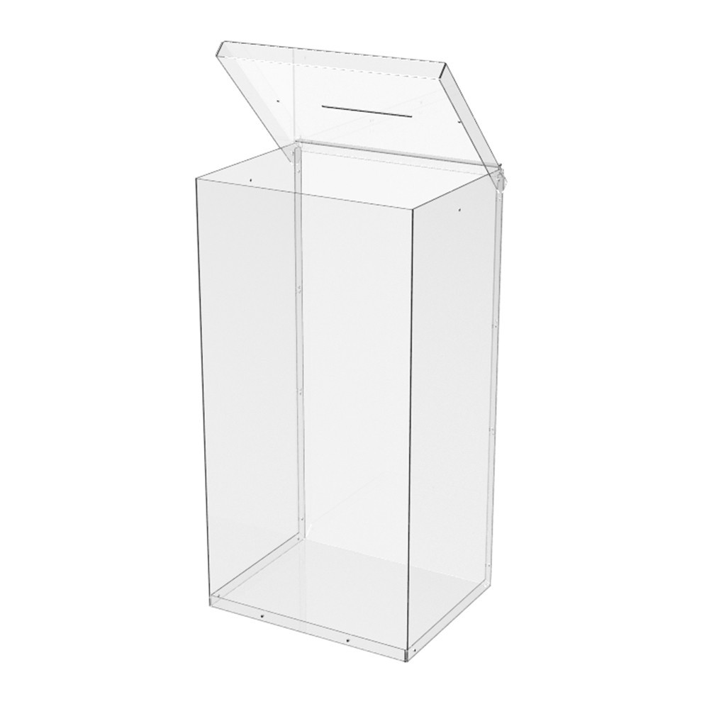 Ящик EKOSTAR без замка для пожертвований и сбора денег 250x200x480. Объем 24 литров Киев - изображение 5