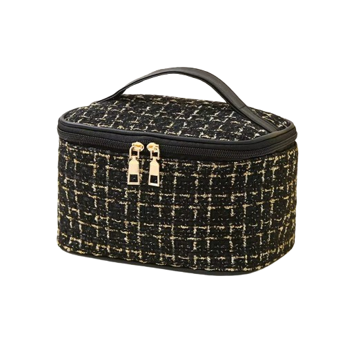 Косметичка женская винтажная, дорожная, черная Каменец-Подольский - изображение 3