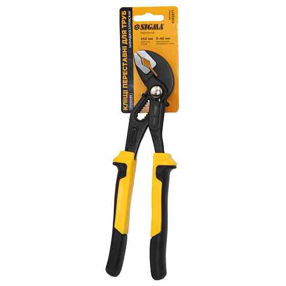 Кліщі переставні швидкозатискні для труб 250 мм Standard SIGMA (4102671) Київ
