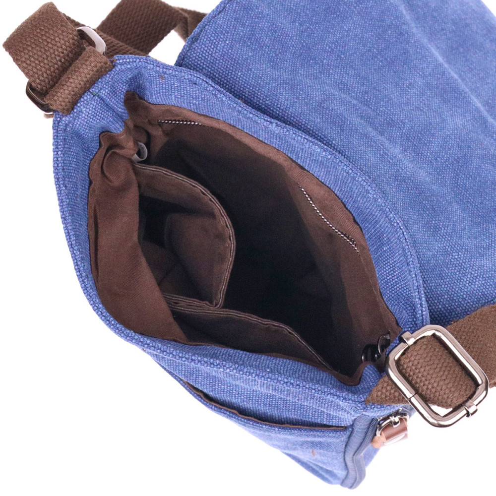 Интересная мужская сумка из текстиля 21267 Vintage Синяя Киев - изображение 6