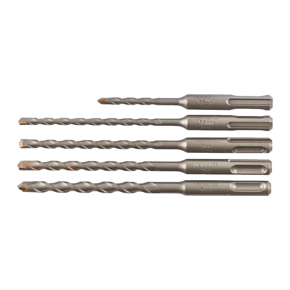 Набір бурів SDS-PLUS Contractor MILWAUKEE №2, (5шт) Одеса - фото 2