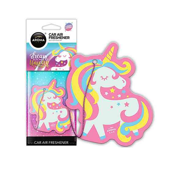 Ароматизатор Aroma Car Cellulose GLITTER SERIES - Unicorn сухий Киев