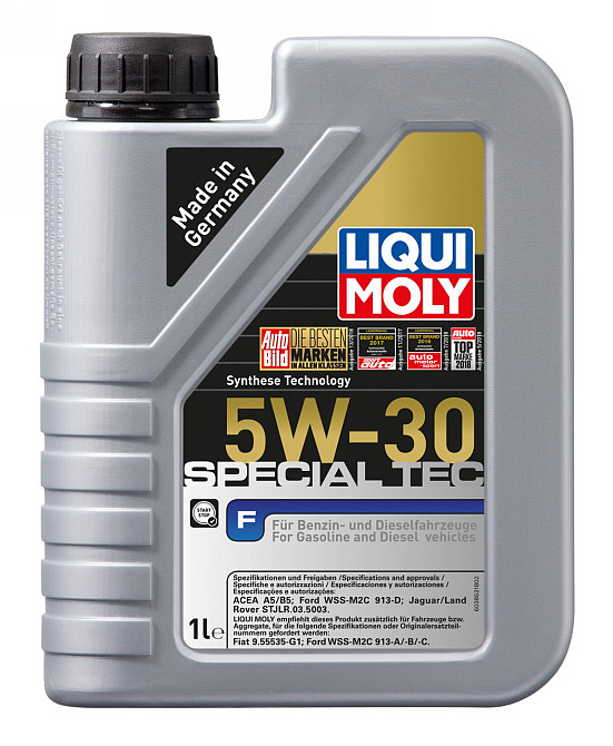 LIQUI MOLY 2325 Special Tec F 5W-30 — Повністю синтетична моторна олива | Надійний захист двигунів Ford, Volvo та Jaguar Land Rove Ковель - фото 1