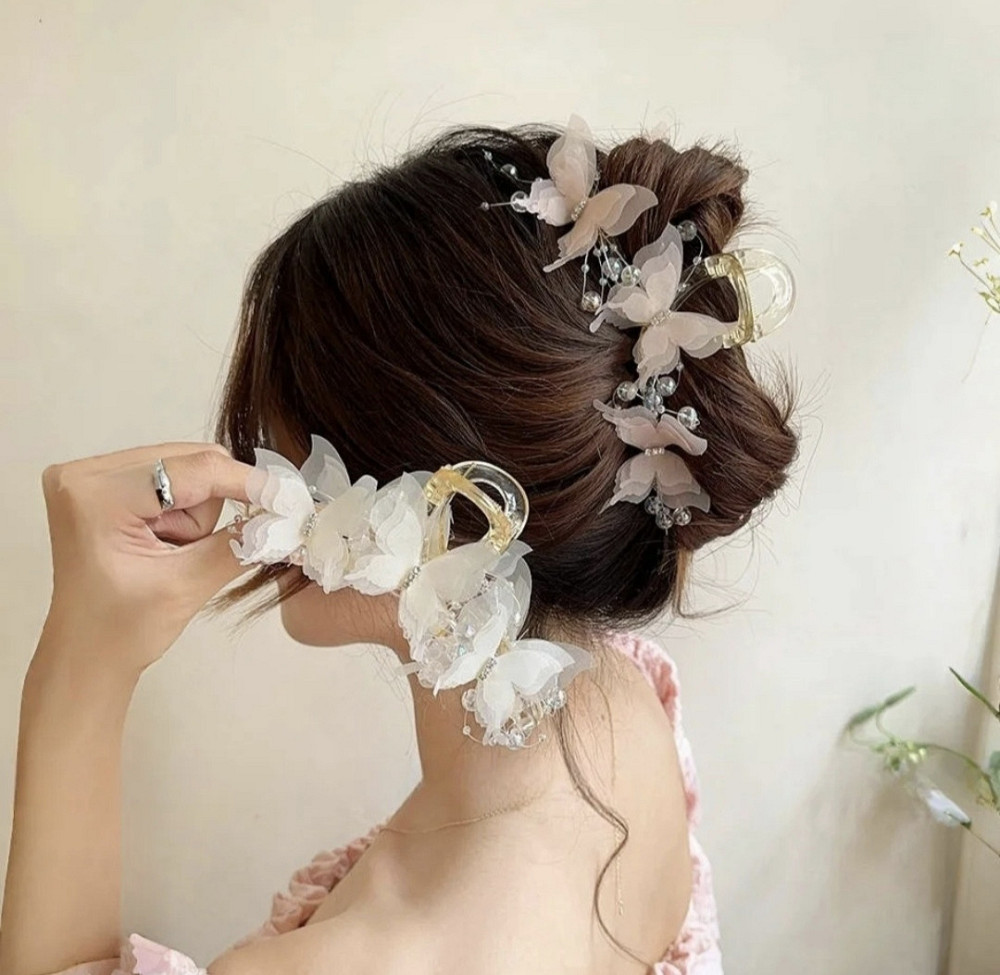 Заколка-крабік "Метелики" Сміла - фото 2