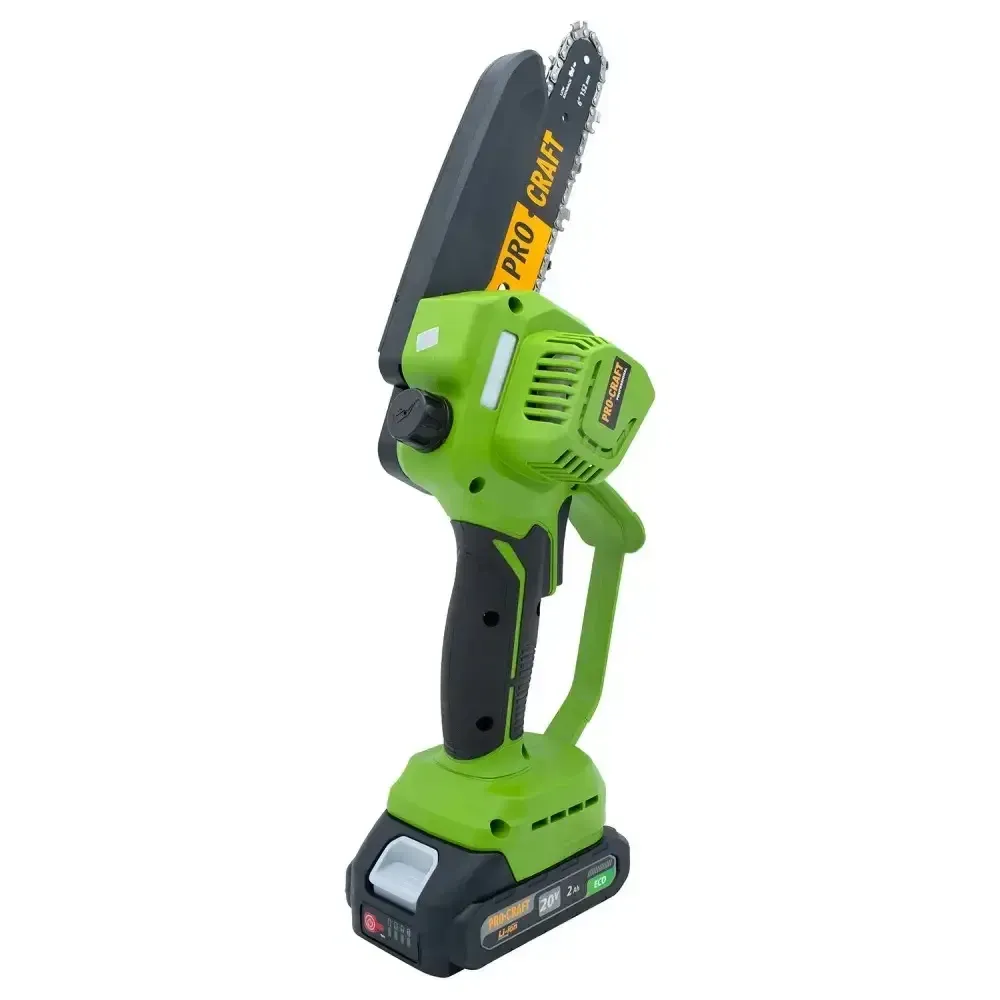 Акумуляторна міні пила Procraft PKA45,Міні ланцюгова пила з автозмащуванням ланцюга 1 АКБ 20 В 2 А. г,Міні пили безщіткові Львів - фото 6