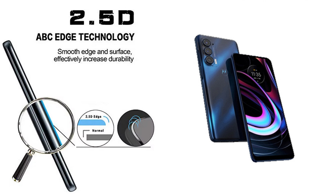 Защитное стекло ArmorGlass для Motorola Edge 2021 – устойчивое к царапинам и ударам Киев - изображение 2