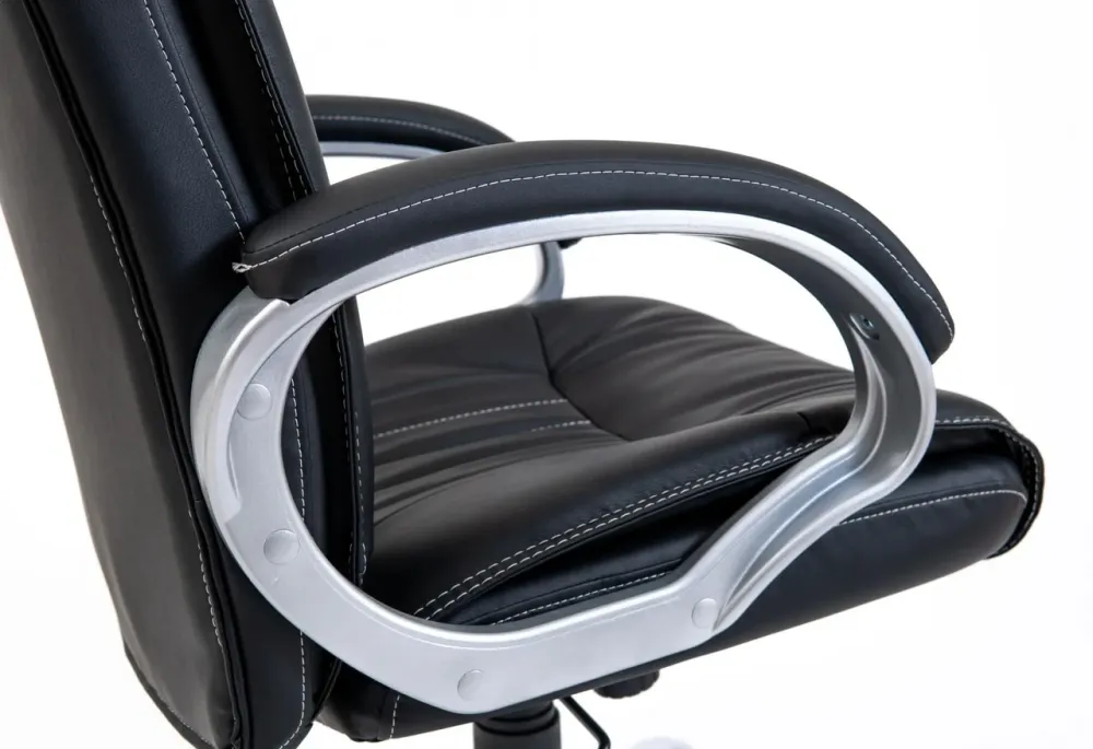 Офисное Кресло Руководителя Richman Frankfurt Fly 2300 Хром М1 Tilt Черный Киев - изображение 6
