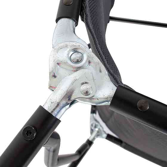 Кровать раскладная Bo-Camp Sun Lounger With Sunscreen 5 Positions Grey (1304492) Винница