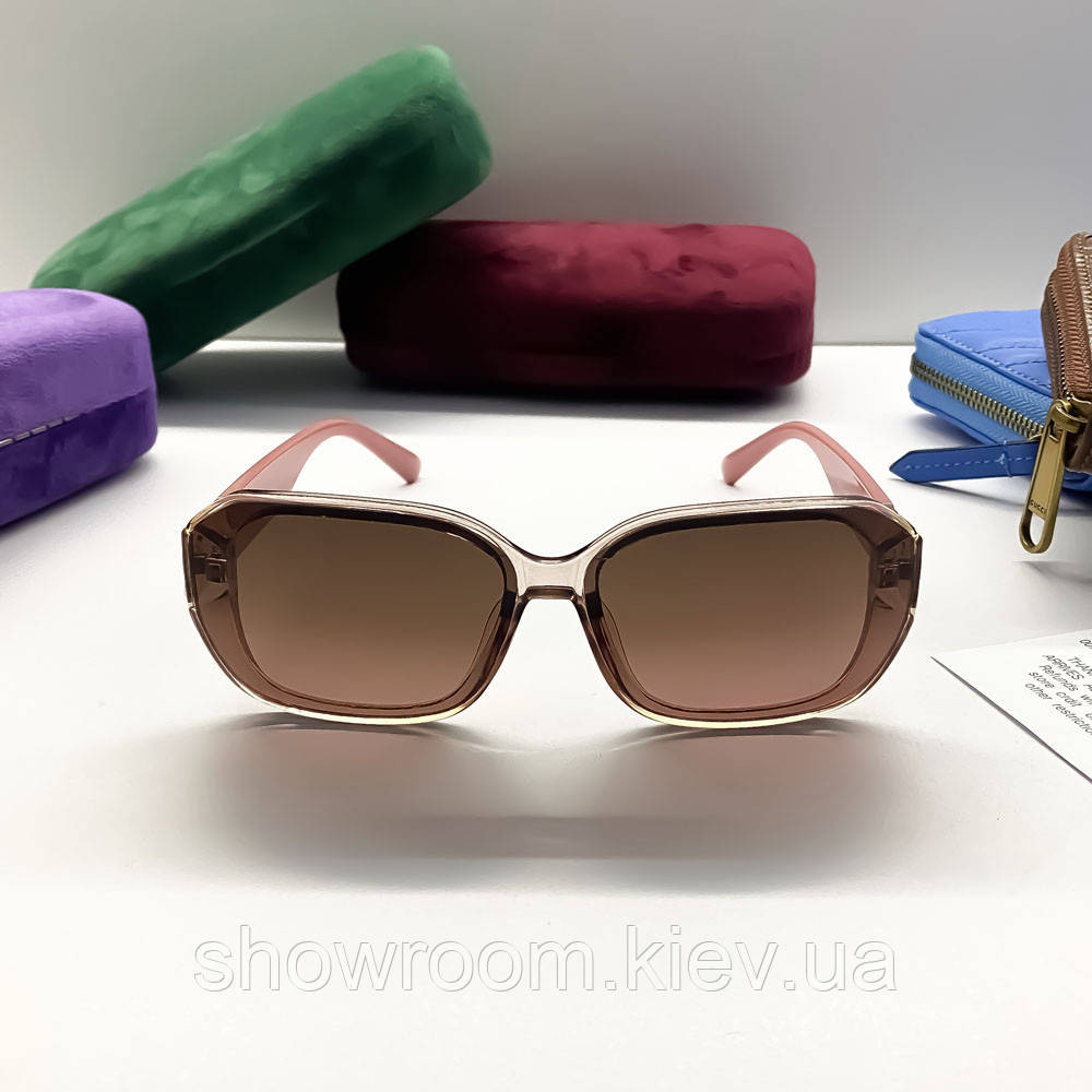 Жіночі брендові сонцезахисні окуляри GG (09160) Київ - фото 4