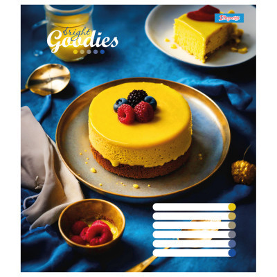 Зошит 1 вересня А5 1В Bright goodies 96 аркушів лінія (767419) Вінниця - фото 2