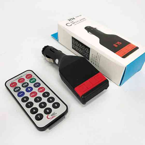 Автомобільний адаптер для заряджання телефону Fm-04, Мпз плеєр в машину, FM модулятор в FK-306 прикурювач авто Київ