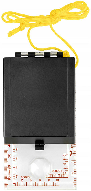 Тактический Компас с картой азимута и стеклом с шнурком Mil-Tec от Sturm (15797000) АБС-пластик Нововолынск - изображение 6