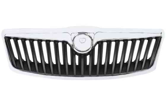 Решітка радіатора Blic 6502-07-7521991Q для Skoda Octavia II 2004–2013, Roomster 2006–2015 Ковель