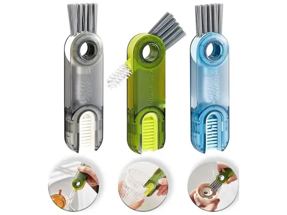 Щетка для чистки бутылок 3 в 1 инструмент для чистки U-образная BRUSH AND569 Коломыя