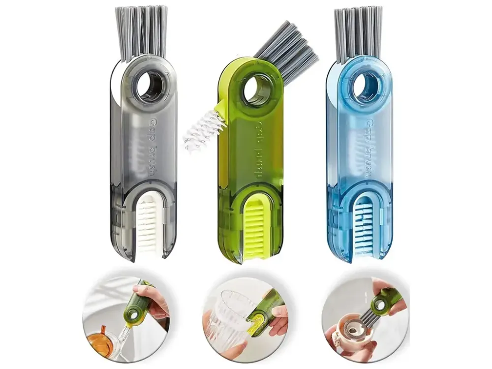 Щетка для чистки бутылок 3 в 1 инструмент для чистки U-образная BRUSH AND569 Коломыя - изображение 1