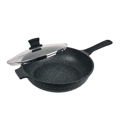 Сковорідка-сотейник 28см індукційне дно а/п Granite MR-1226-28 Maestro Житомир - фото 4