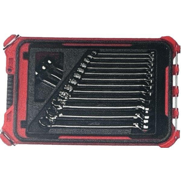 Набор ключей рожково-накидных метрических хромированных MAX BITE PACKOUT MILWAUKEE, (8/9/10/11/12/13/14/15/16/17/18/19/20/21/22мм) ( Одесса - изображение 2