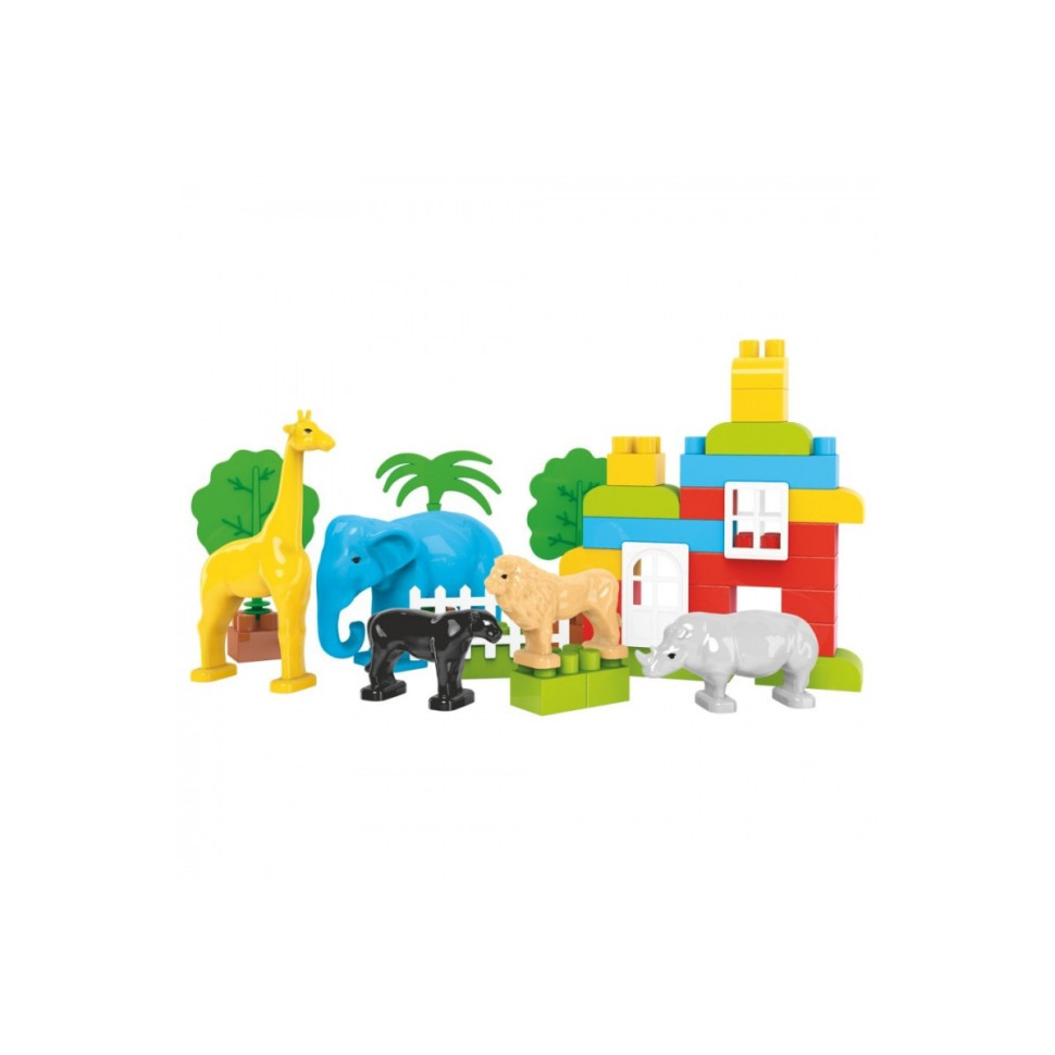 Ігровий набір конструктор "Дикі тварини Африки" 0334TXK 40 деталей Вінниця - фото 1