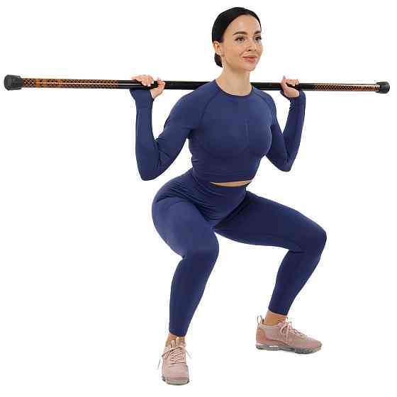 Палка гимнастическая 3-х секционная Бодибар Zelart 9994-10 вес 10 кг Киев