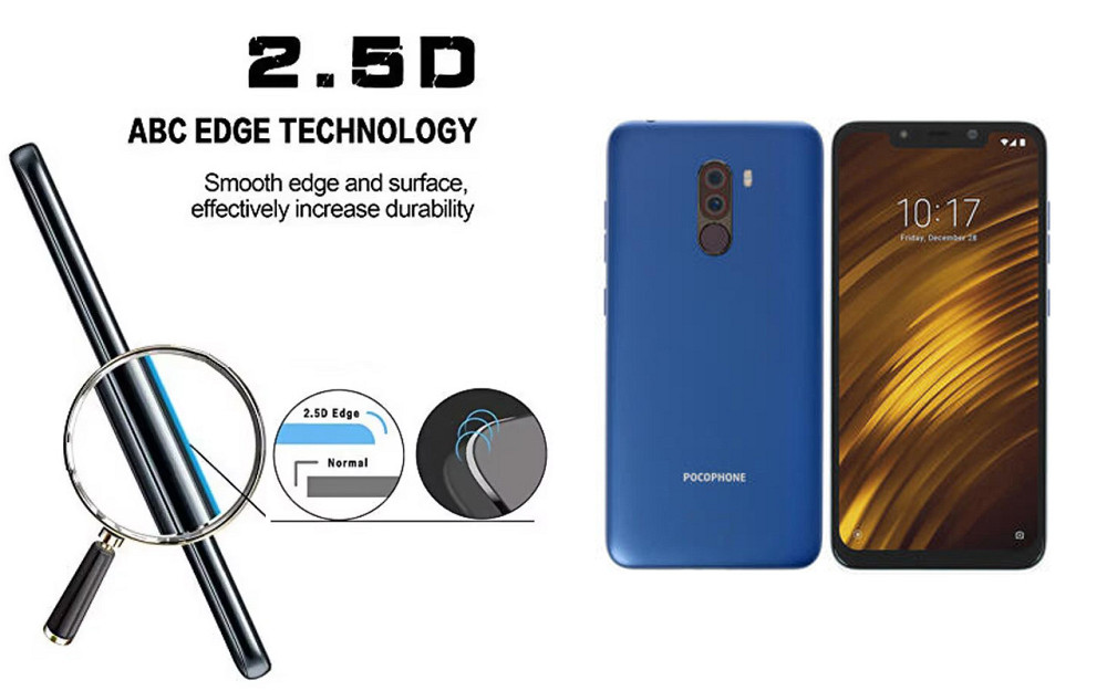 Защитное стекло ArmorGlass для Xiaomi Pocophone F1 – устойчивое к царапинам и ударам Киев - изображение 2