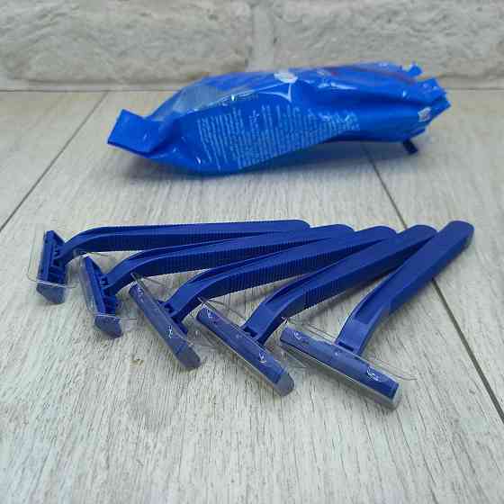 Верстати для гоління Gillette 2 одноразові 5 шт - чоловічі бритви з подвійним лезом для гладкого гоління Харків