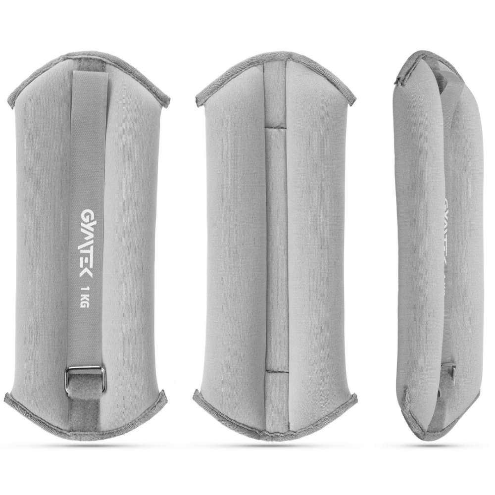 Утяжелители Gymtek для рук и ног 2 х 1 серый Киев - изображение 2